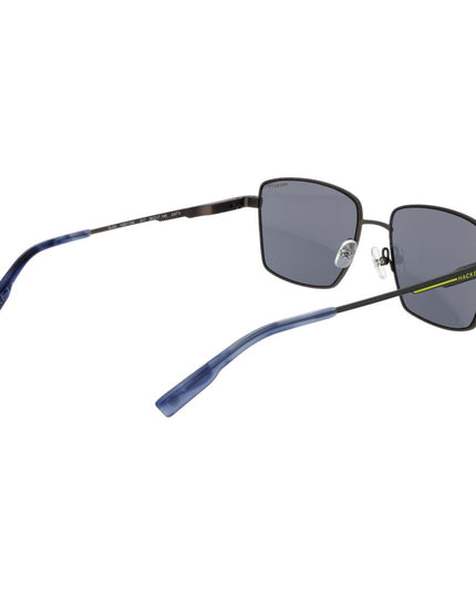 Hackett Gray Metal Sunglasses