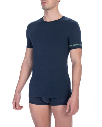 Bikkembergs Black Cotton Men's T-Shirt Twin Pack