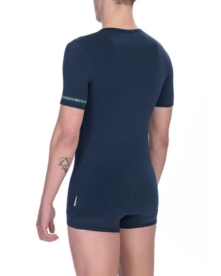 Bikkembergs Black Cotton Men's T-Shirt Twin Pack