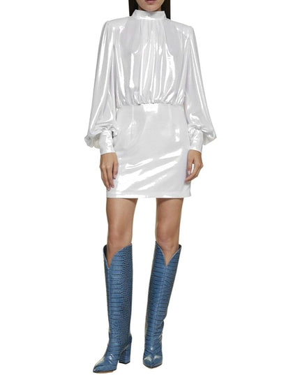 BLANCA VITA White Polyester Casual Dress