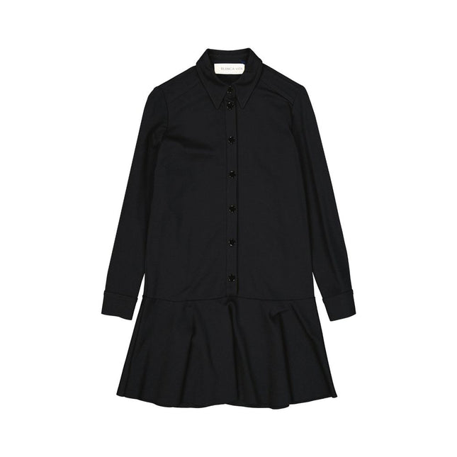 BLANCA VITA Black Elastane Casual Dress