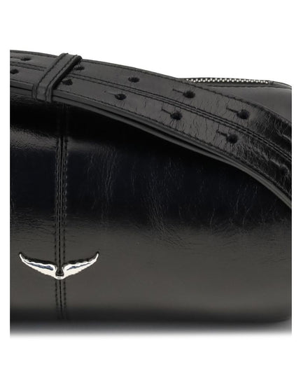 Zadig & Voltaire Black Leather Shoulder Bag