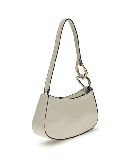 Staud Cream Calf Leather Bos Taurus Shoulder Bag