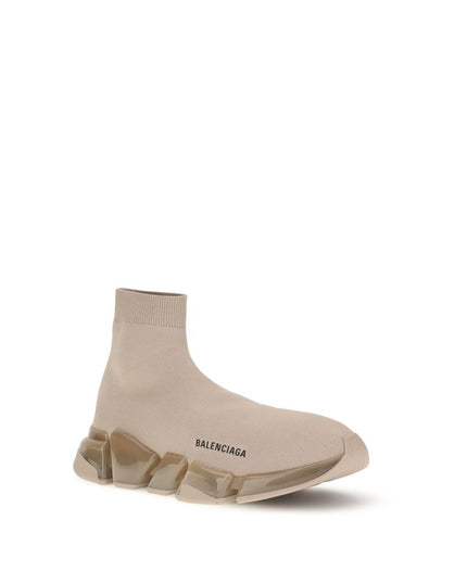 Balenciaga Beige Polyester Athletic Sneakers