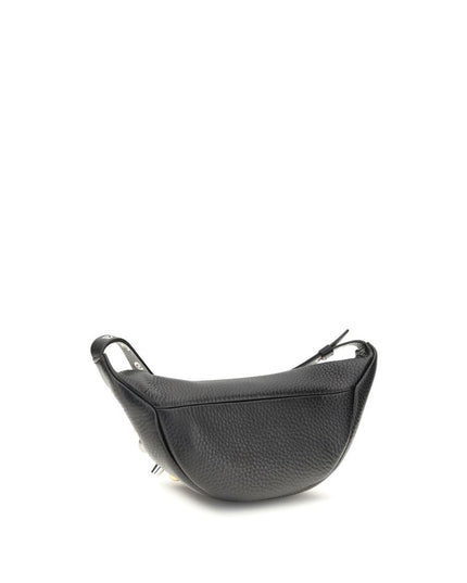 Valentino Garavani Black Calf Leather Bos Taurus Shoulder Bag
