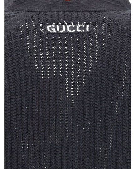 Gucci Black Cotton Cardigan
