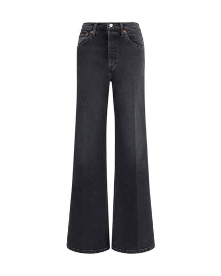 RE/DONE Black Cotton Jeans Denim
