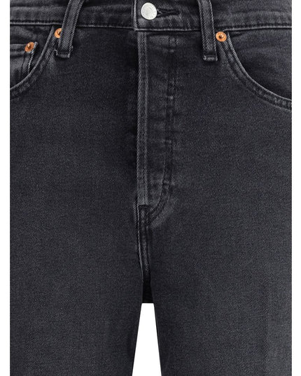 RE/DONE Black Cotton Jeans Denim