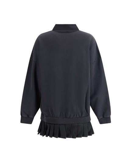 Balenciaga Black Cotton Casual Dress