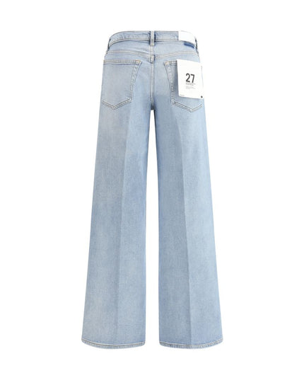 RE/DONE Light Blue Cotton Jeans Denim