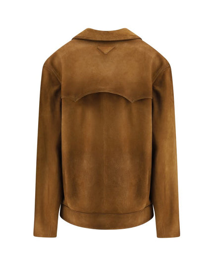 Prada Brown Leather Jacket