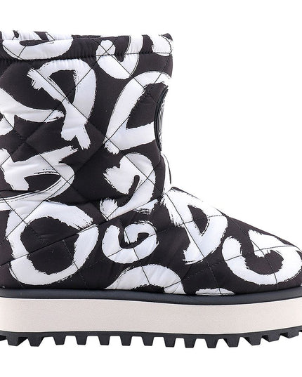 Dolce & Gabbana Black Nylon Men Boot