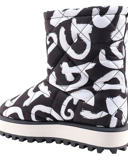 Dolce & Gabbana Black Nylon Men Boot