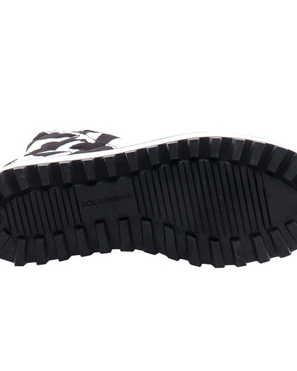 Dolce & Gabbana Black Nylon Men Boot