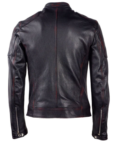 Dolce & Gabbana Black Goatskin Men Jacket