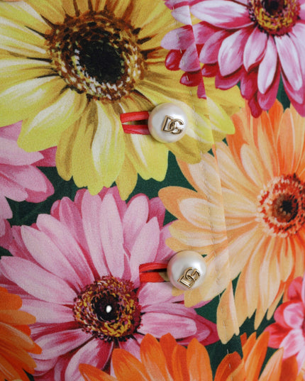 Dolce & Gabbana Multicolor Daisy Print Floral Fantasy Jacket