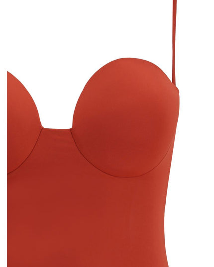 Magda Butrym Orange Polyamide One-Piece Swimsuit