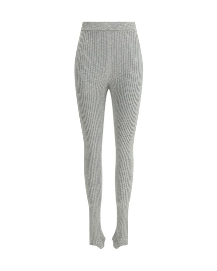 Magda Butrym Gray Linen Leggings