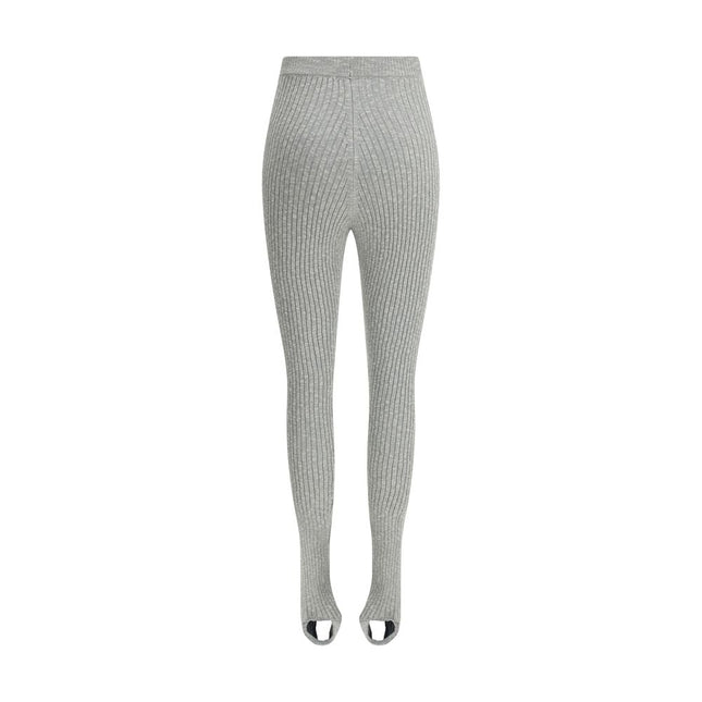 Magda Butrym Gray Linen Leggings