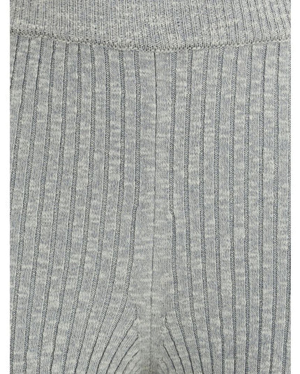 Magda Butrym Gray Linen Leggings