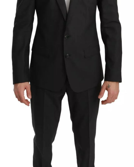 Dolce & Gabbana Slim Fit MARTINI Wool Gray Suit