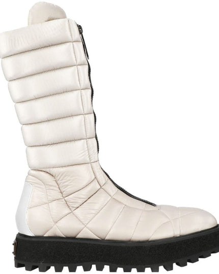 Dolce & Gabbana White Nylon Men Boot