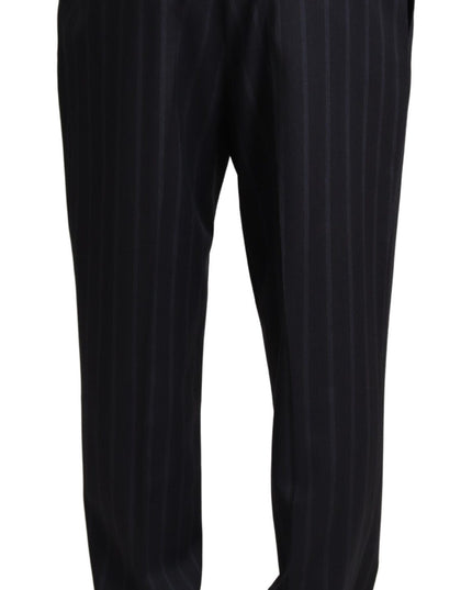 Dolce & Gabbana Gray Wool Blend Formal Trousers Pants