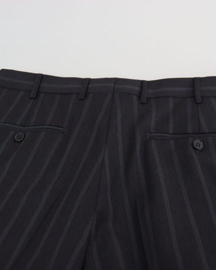 Dolce & Gabbana Gray Wool Blend Formal Trousers Pants