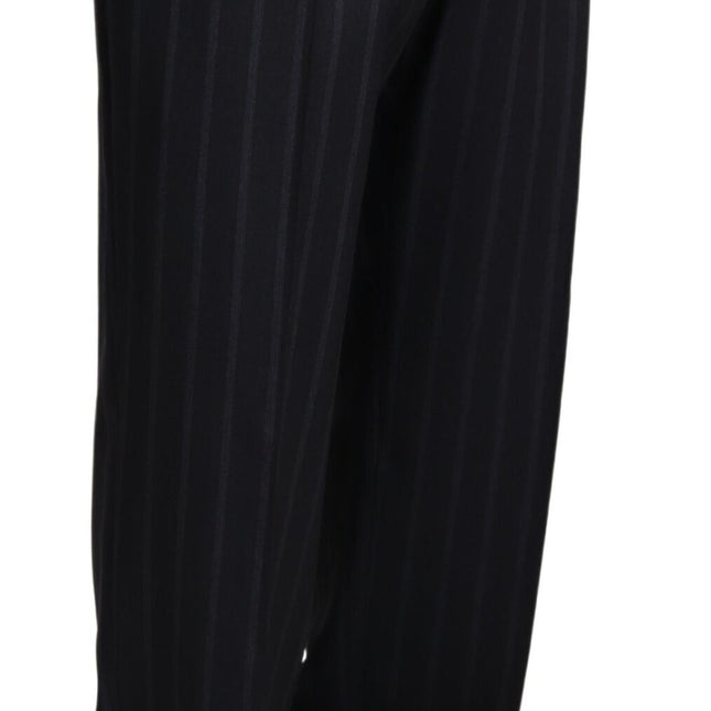 Dolce & Gabbana Gray Wool Blend Formal Trousers Pants