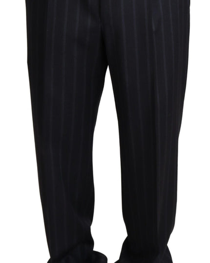Dolce & Gabbana Gray Wool Blend Formal Trousers Pants