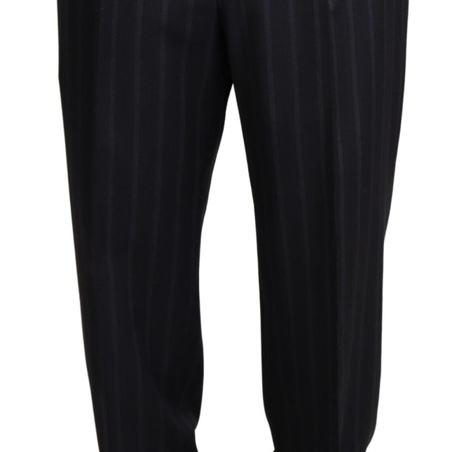 Dolce & Gabbana Gray Wool Blend Formal Trousers Pants