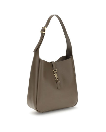 Saint Laurent Brown Calf Leather Bos Taurus Shoulder Bag