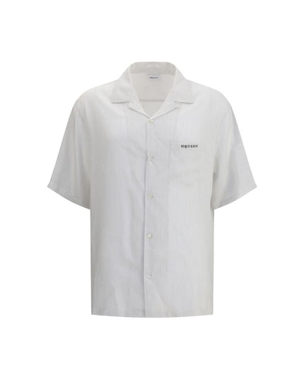 Alexander McQueen White Viscose Pattern Shirt