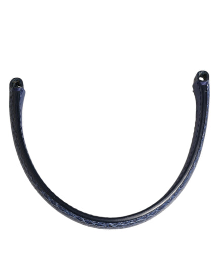 Dolce & Gabbana Blue Large Ayers Leather Bag Handle Women Shoulder Strap