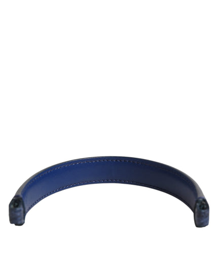 Dolce & Gabbana Blue Large Ayers Leather Bag Handle Women Shoulder Strap