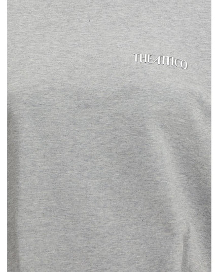 The Attico Gray Cotton Sweatshirt