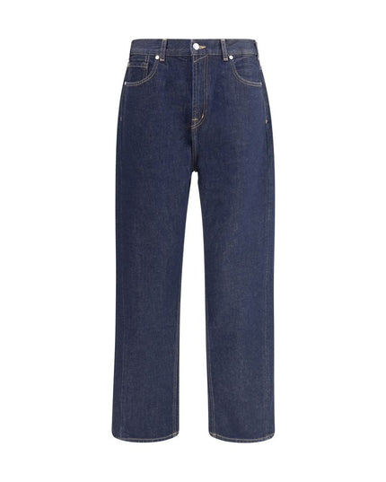 7FOR Blue Cotton Jeans Denim