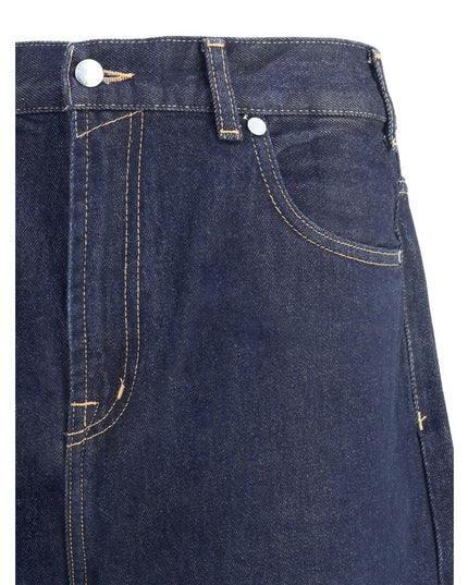 7FOR Blue Cotton Jeans Denim