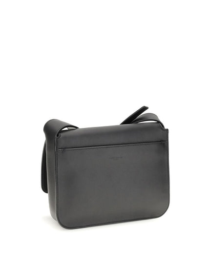 Saint Laurent Black Calf Leather Bos Taurus Shoulder Bag