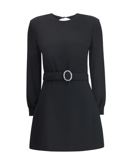 Saint Laurent Black Viscose Cocktail Dress