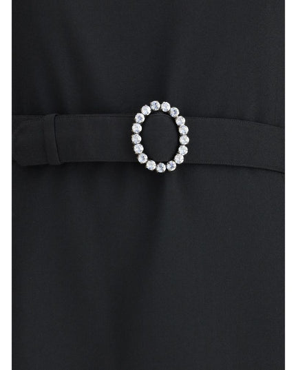 Saint Laurent Black Viscose Cocktail Dress