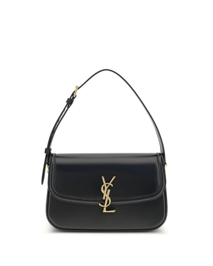 Saint Laurent Black Calf Leather Bos Taurus Shoulder Bag