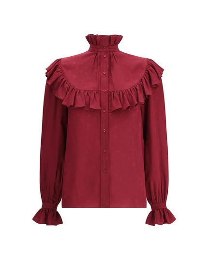 Saint Laurent Multicolor Silk Blouse