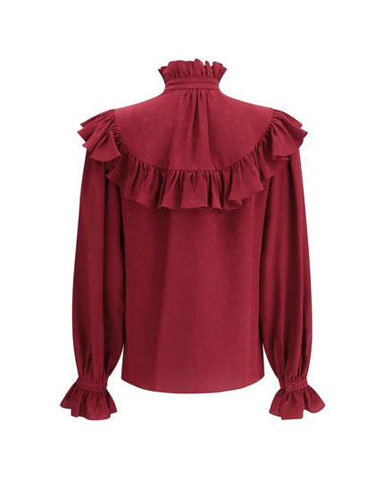 Saint Laurent Multicolor Silk Blouse