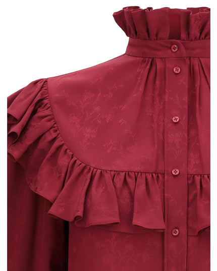 Saint Laurent Multicolor Silk Blouse