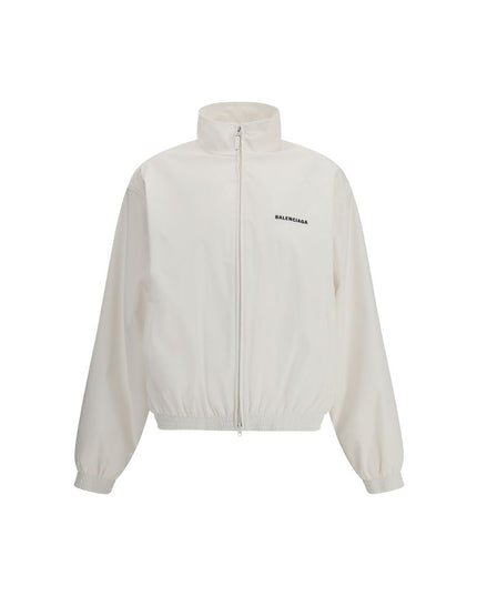 Balenciaga White Polyester Shell Jacket