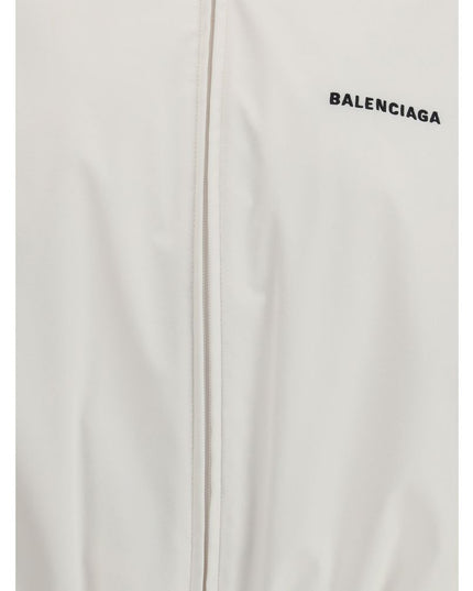 Balenciaga White Polyester Shell Jacket