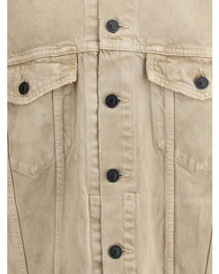 Balenciaga Beige Cotton Denim Jacket