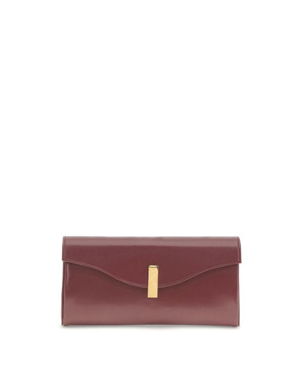 Giuseppe Zanotti Brown Leather Clutch Bag
