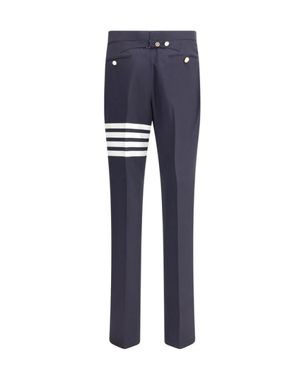 Thom Browne Blue Wool Dress Pants